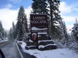 Lassen Volcanic National ParkのEntrance Staionにて