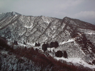 山麓第二リフトの上からの